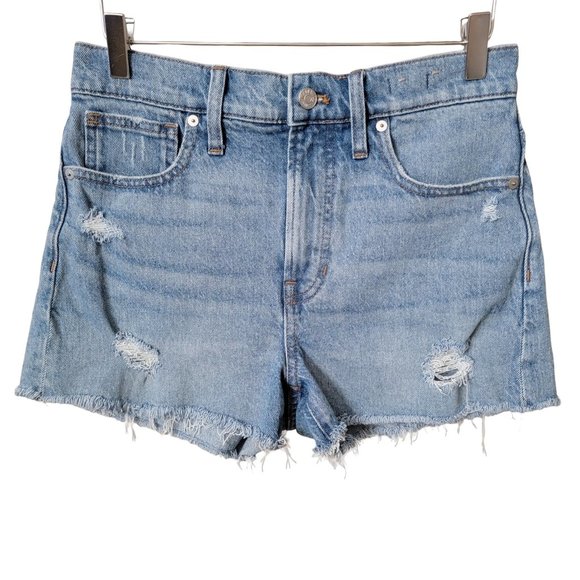 Madewell Pants - Madewell The Perfect Jean Short Distressed Denim Shorts